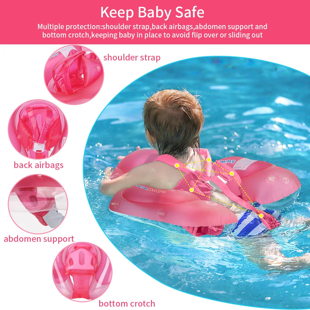 Bouée pour Bébé avec Ombrelle Anti UV