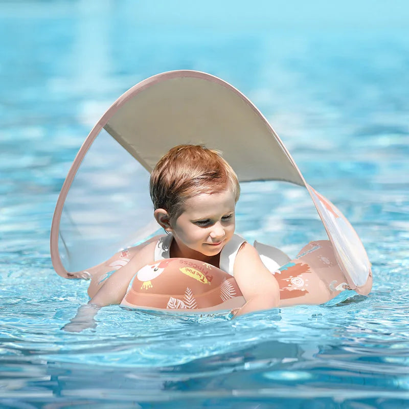 Bouée pour Bébé avec Ombrelle Anti UV