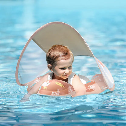 Bouée pour Bébé avec Ombrelle Anti UV